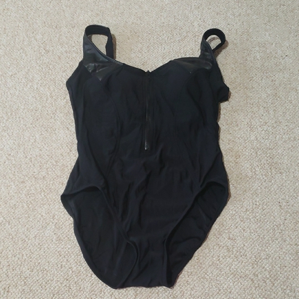 Chic Black One-Piece Swimsuit